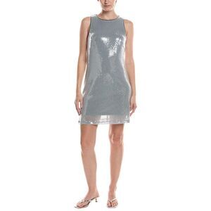 Picadilly Womens  Sequin Mini Dress, Grey